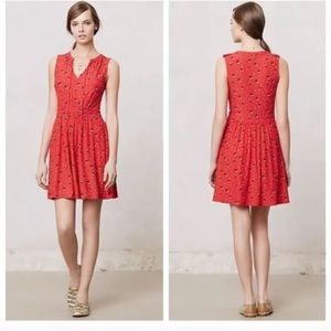 Anthro Leifnotes Red Ship Dress ⛵️⚓️